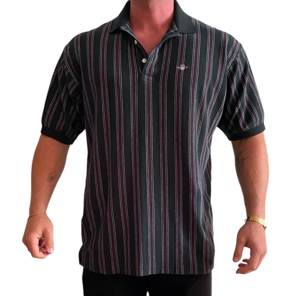 Striped Oversized Polo